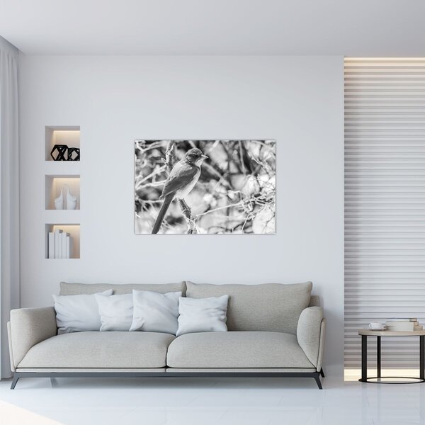 Kép - Kék madár télen (90x60 cm)