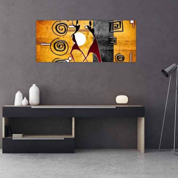 Kép - Ősi festészet (120x50 cm)