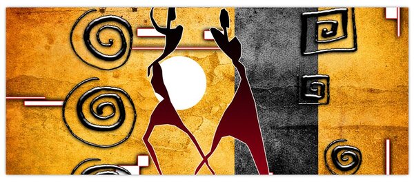 Kép - Ősi festészet (120x50 cm)