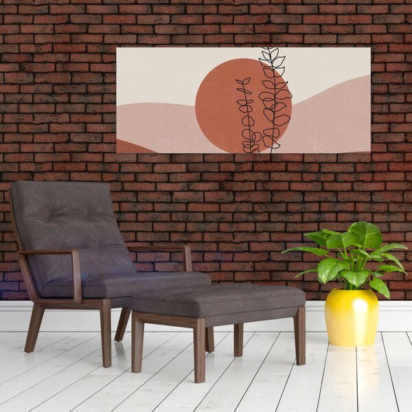 Kép - Boho levelek N⁰1 (120x50 cm)