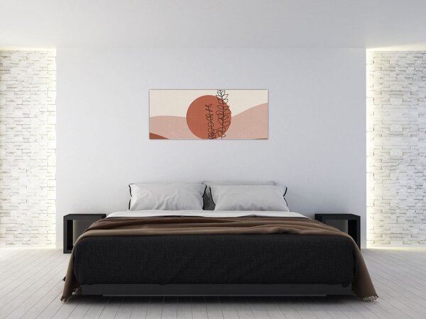 Kép - Boho levelek N⁰1 (120x50 cm)