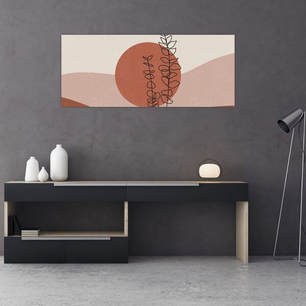 Kép - Boho levelek N⁰1 (120x50 cm)