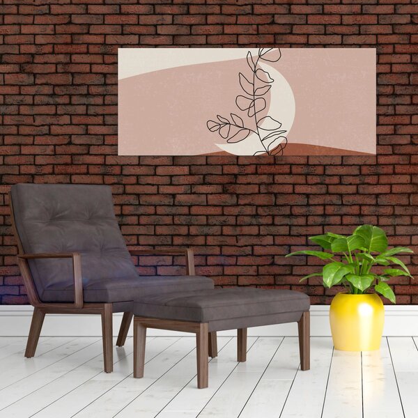 Kép - Boho levelek N⁰2 (120x50 cm)