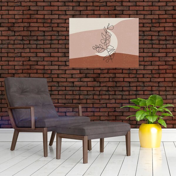 Kép - Boho levelek N⁰2 (70x50 cm)