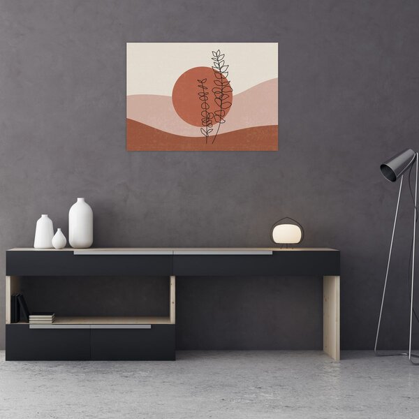 Kép - Boho levelek N⁰1 (70x50 cm)