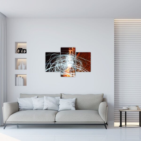 A fényhullámok képe (90x60 cm)
