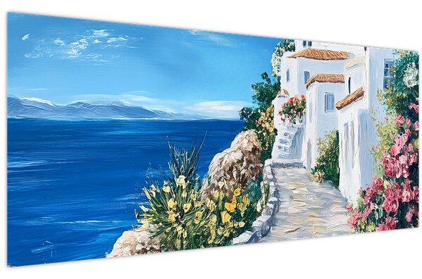 Kép - Sikátor a tenger mellett (120x50 cm)