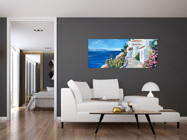 Kép - Sikátor a tenger mellett (120x50 cm)