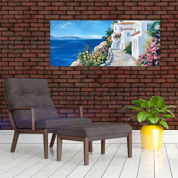 Kép - Sikátor a tenger mellett (120x50 cm)