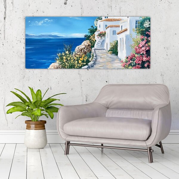 Kép - Sikátor a tenger mellett (120x50 cm)