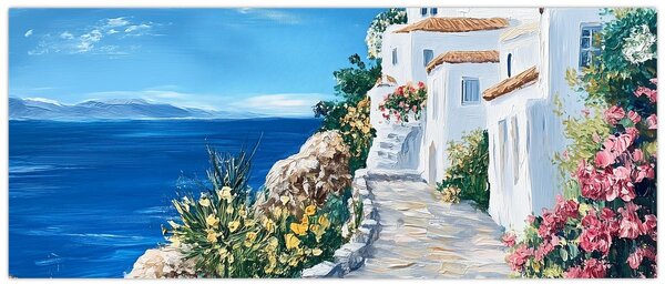 Kép - Sikátor a tenger mellett (120x50 cm)