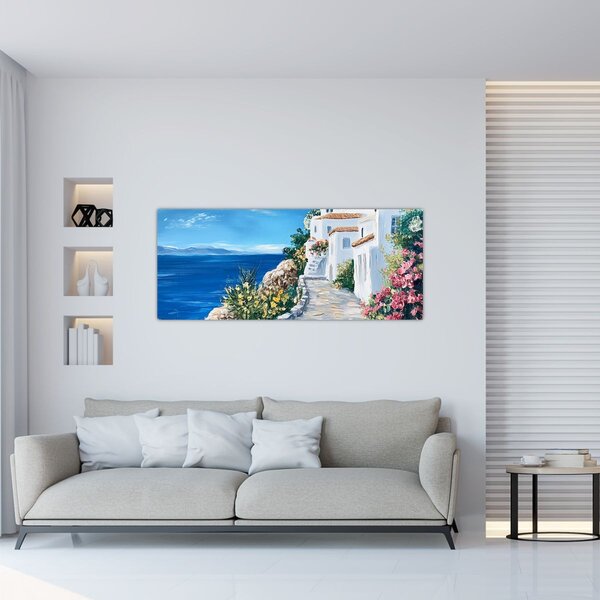 Kép - Sikátor a tenger mellett (120x50 cm)