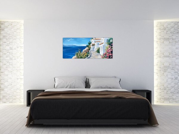 Kép - Sikátor a tenger mellett (120x50 cm)