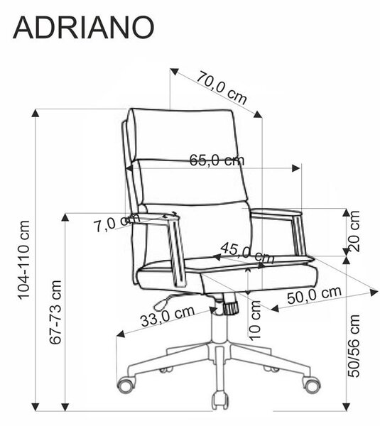 Irodai fotel Adrianna (bézs)