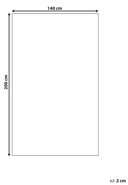 Shaggy szőnyeg DEMRE Homokbézs 140 x 200 cm