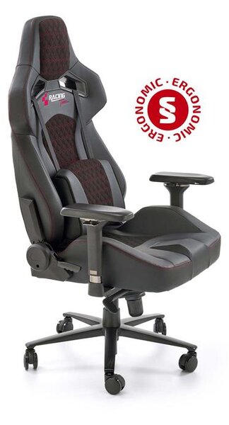 Gamer szék Balgur (sötétszürke + fekete)