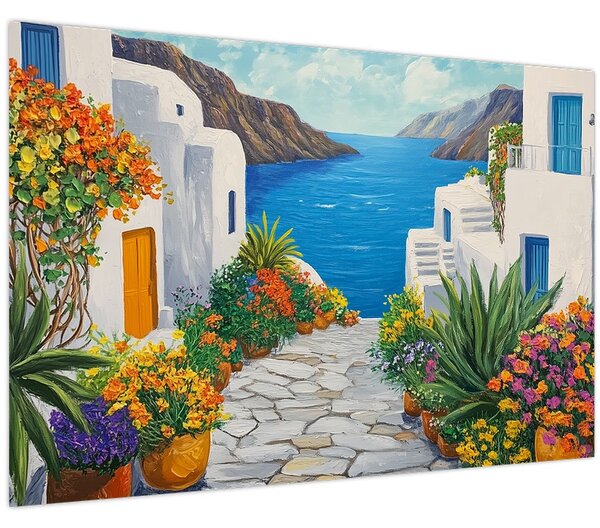 Kép - Görög sikátor (90x60 cm)
