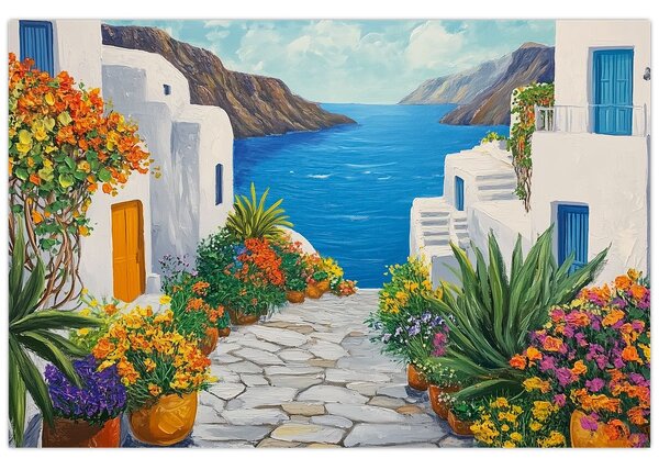 Kép - Görög sikátor (90x60 cm)