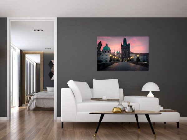 Kép - A Károly hídon (90x60 cm)