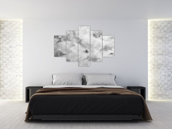Kép - Színű tollfelhők (150x105 cm)