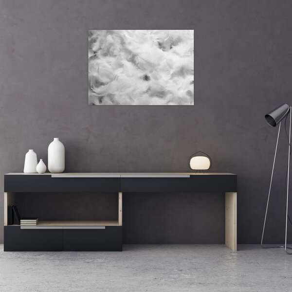 Kép - Színű tollfelhők (70x50 cm)