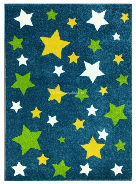 Trendy Kids Kék csillagos D234A szőnyeg 120x170 cm