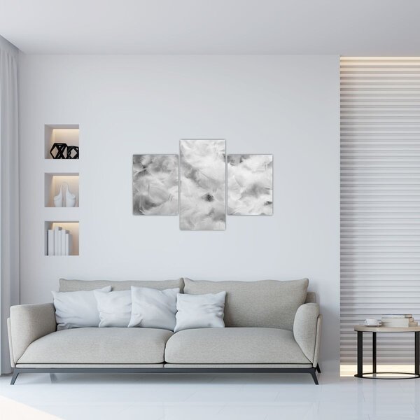 Kép - Színű tollfelhők (90x60 cm)
