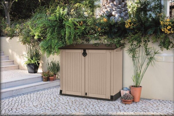 Keter STORE-IT-OUT MIDI kerti doboz (new) bézs / barna