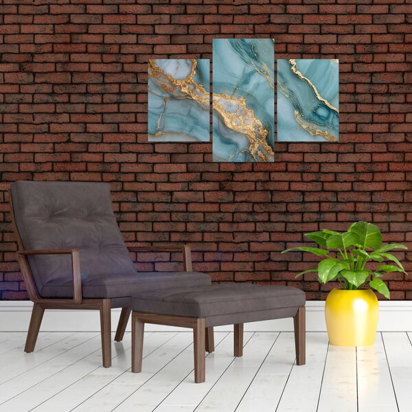Kép - Türkiz márvány (90x60 cm)