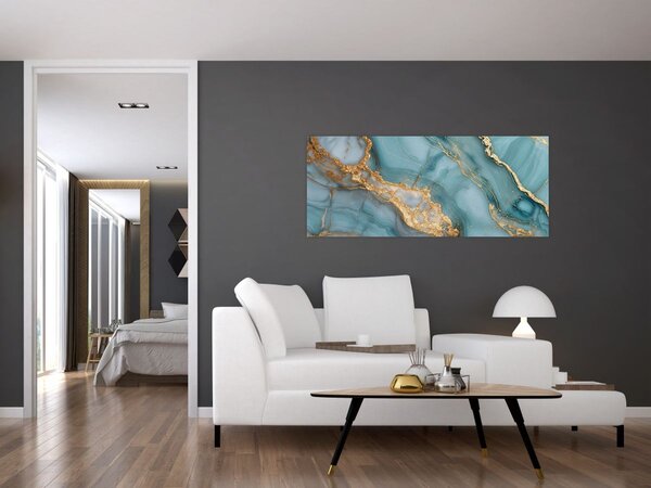 Kép - Türkiz márvány (120x50 cm)