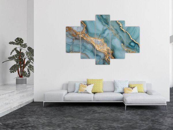 Kép - Türkiz márvány (150x105 cm)