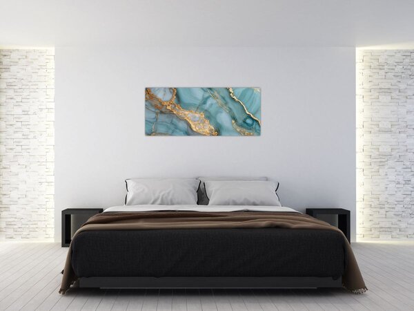 Kép - Türkiz márvány (120x50 cm)