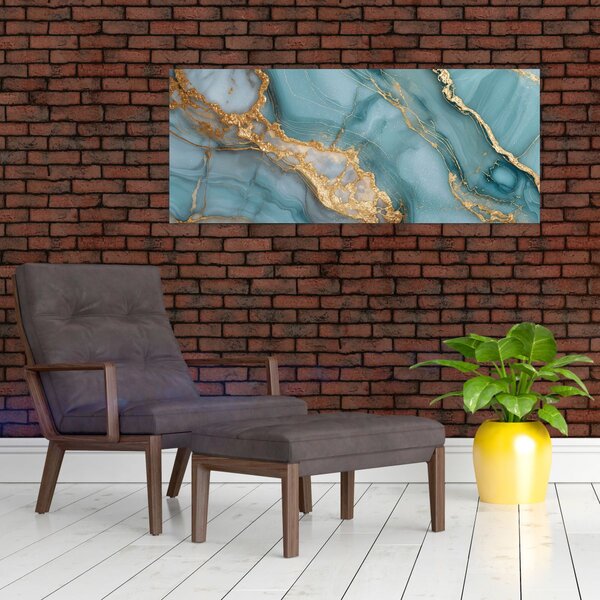 Kép - Türkiz márvány (120x50 cm)