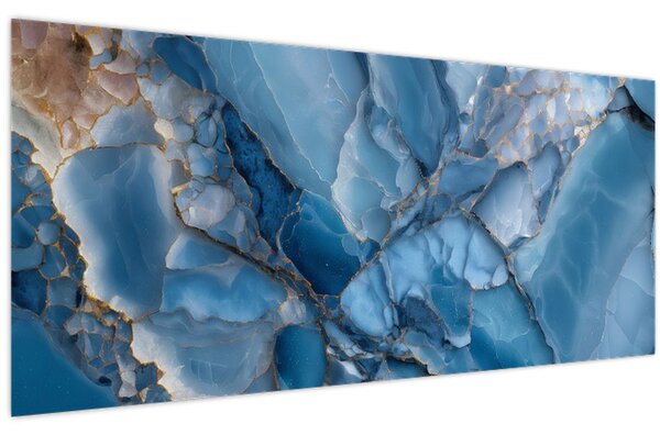 Kép - Kék tagolt márvány (120x50 cm)