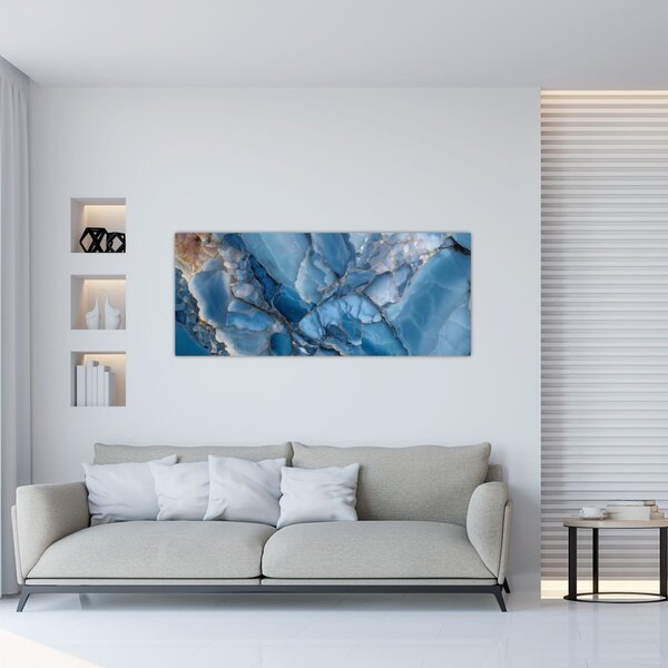 Kép - Kék tagolt márvány (120x50 cm)