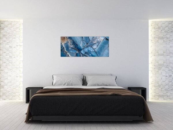 Kép - Kék tagolt márvány (120x50 cm)