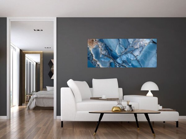 Kép - Kék tagolt márvány (120x50 cm)