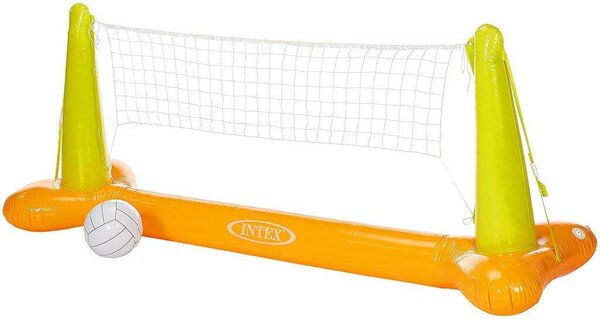 Intex Pool felfújható vízi Röplabda szett 239x64x91cm - zöld-narancssárga (56508NP)