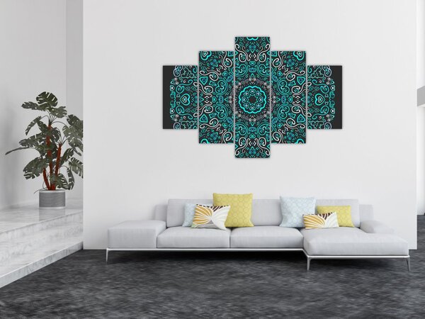A díszítő absztrakció képe (150x105 cm)