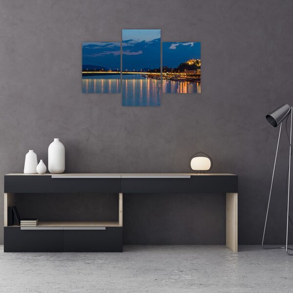 Pozsony képe várral (90x60 cm)