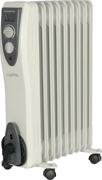 Luxpol LGO-9 Elektromos Olajradiátor 9 tagos 2000W - Szürke
