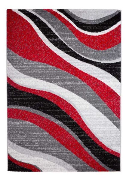 Barcelona C191B_FMF24 piros modern mintás szőnyeg 60x110 cm