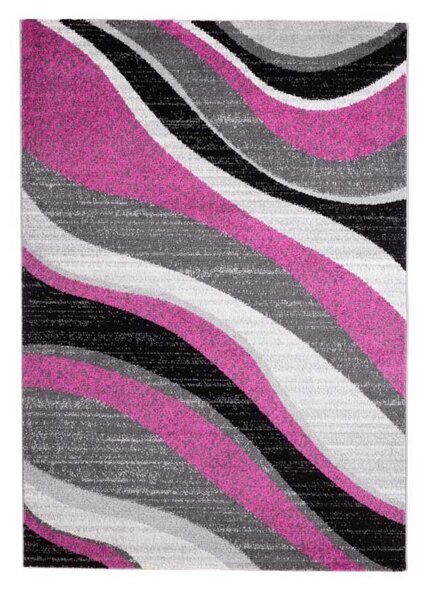 Barcelona C191B_FMF11 magenta színű modern mintás szőnyeg 80x150 cm
