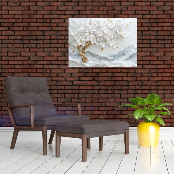 Kép – 3D elegáns életfa (70x50 cm)