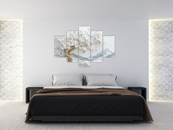 Kép – 3D elegáns életfa (150x105 cm)