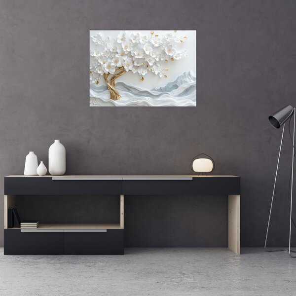 Kép – 3D elegáns életfa (70x50 cm)