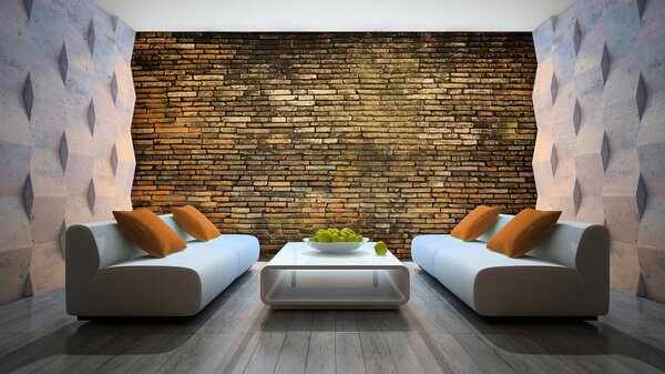 Fotótapéta - Régi téglafal (152,5x104 cm)