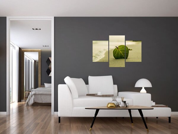 Kép egy levél a homokban (90x60 cm)