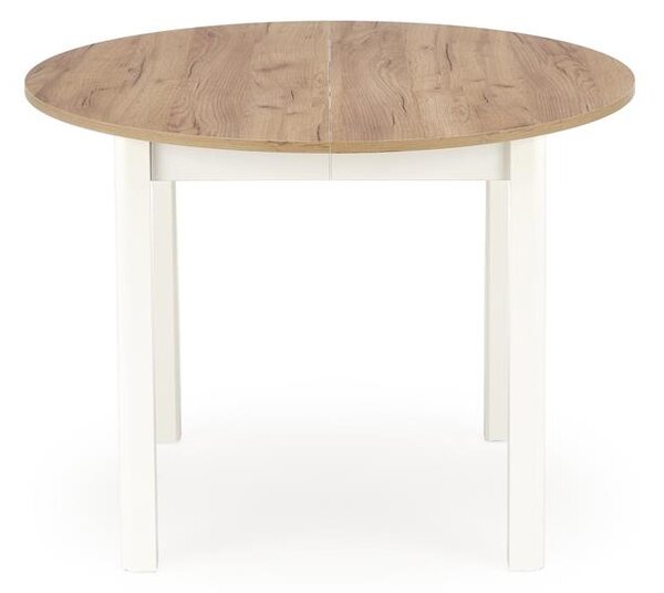 Széthúzható étkezőasztal 102-142 cm Ralllon (craft tölgy + fehér) (4 és 6 fő részére)
