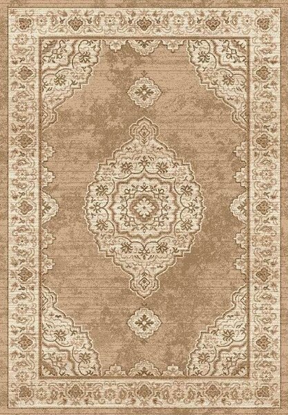 Ottoman D133A_FMA67 bézs klasszikus mintás szőnyeg 60x110 cm